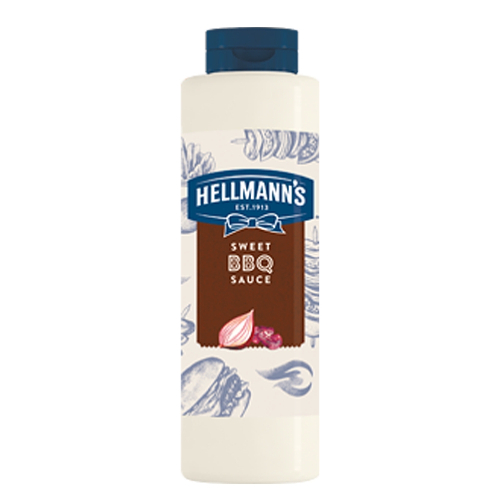 HELLMANN'S BBQ СОС КАРАМЕЛ И ЛУК 950g     