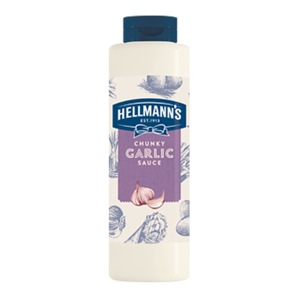 HELLMANN'S ЧЕСНОВ СОС - ПАРЧЕНЦА 860g