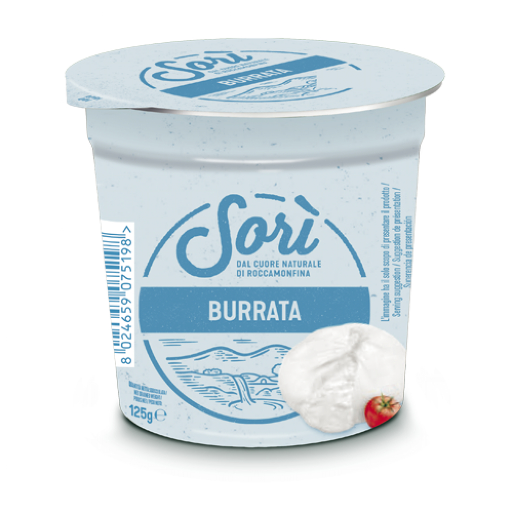 БУРАТА КРАВЕ МЛЯКО ЗАМРАЗЕНА 125g 