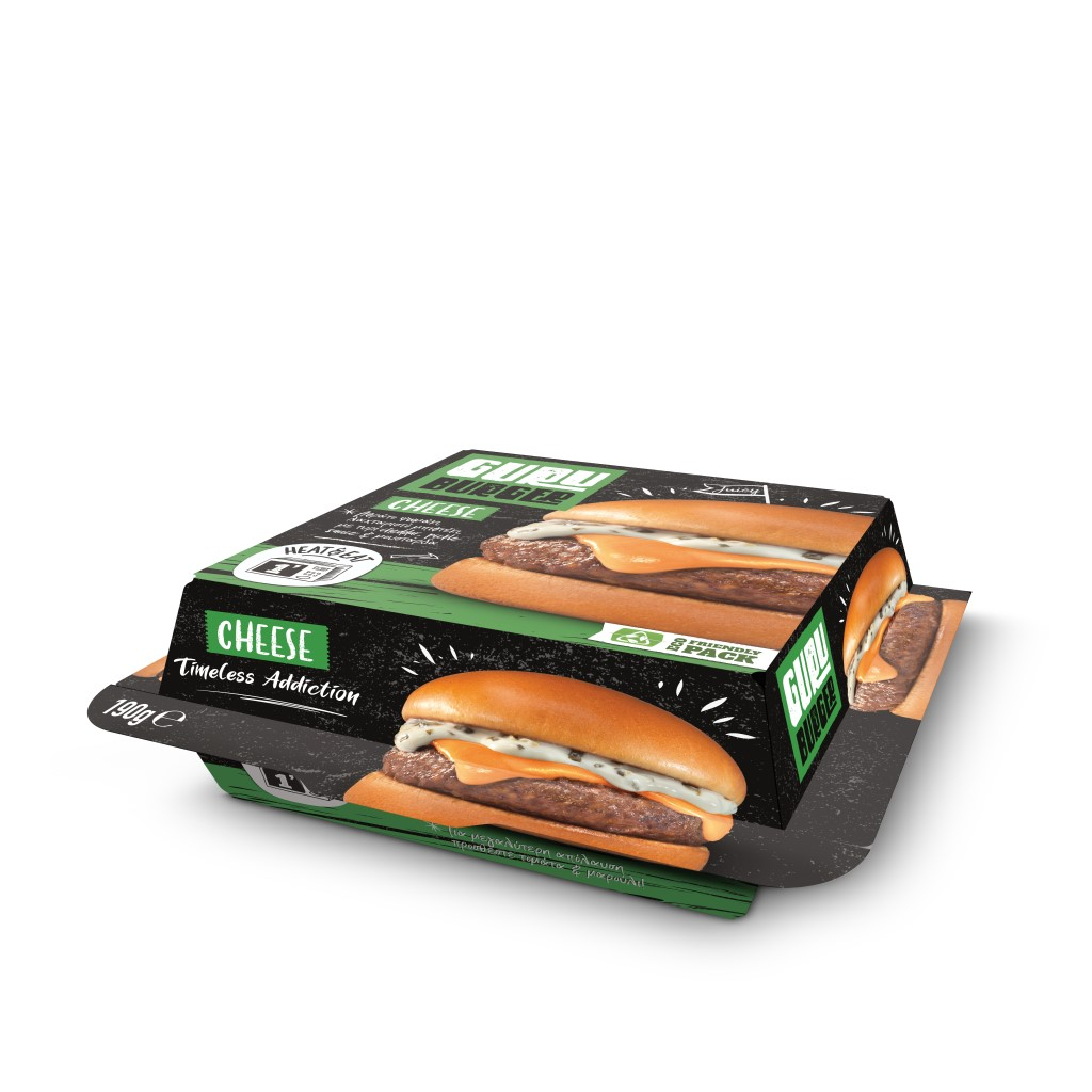 ЧИЙЗ БУРГЕР 190Г ЗАМРАЗЕН 6 БРОЯ В КАШОН